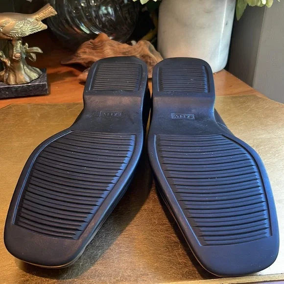 Bally Arcon Slip-On Black Lambskin Leather Loafers